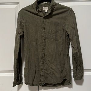 J. Crew Men's Brushed Twill Shirt small AZ549